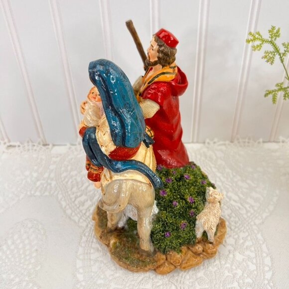 Fitz And Floyd Nativity Figurine Holiday Musical "The Journey" Tune O Holy Night - Picture 11 of 14